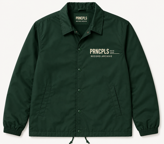 PRNCPLS Vinyl Shop Coach Jacket