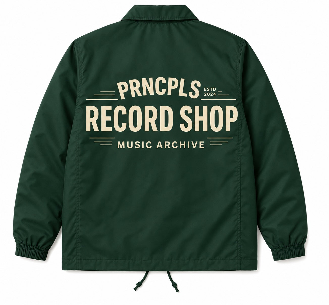 PRNCPLS Vinyl Shop Coach Jacket